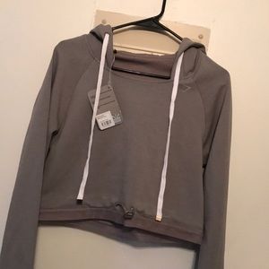 Whitney simmon x gymshark grey hoodie